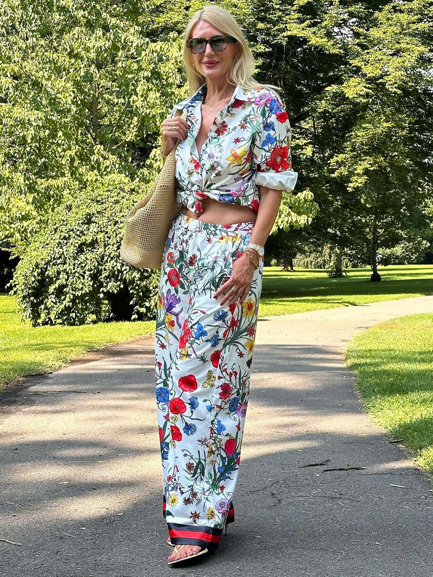 Botanisk Bliss Skjorta