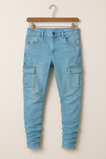Casper™ | Stretchiga cargojeans