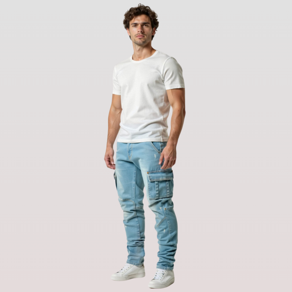 Casper™ | Stretchiga cargojeans