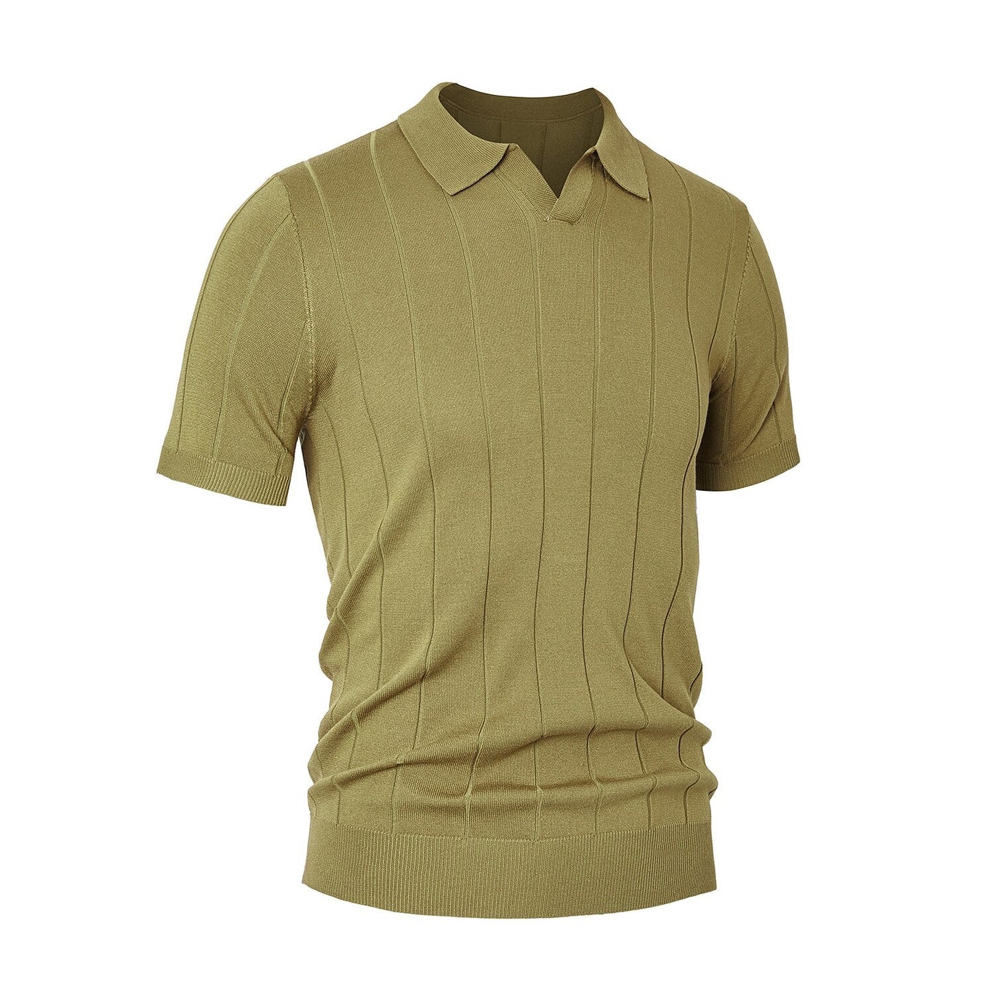 Affärsmässig kortärmad polo