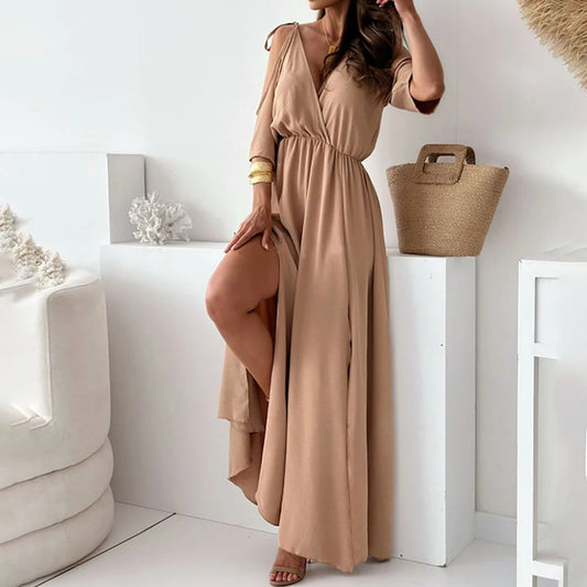 Sienna | Elegant klänning med sidoklyfta