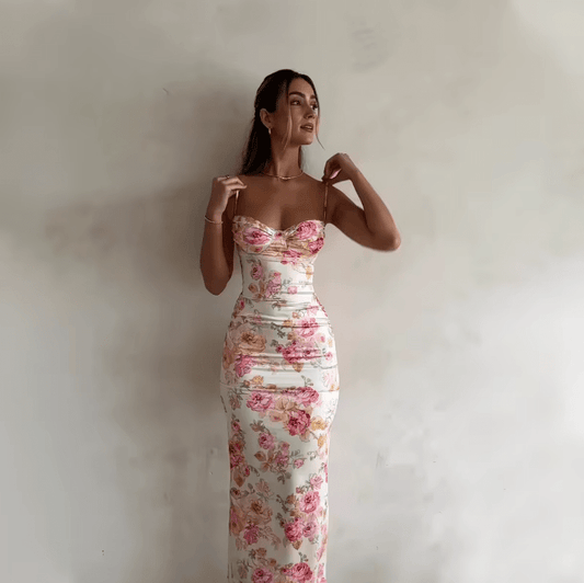 Beau | Sommarmaxi med blommönster