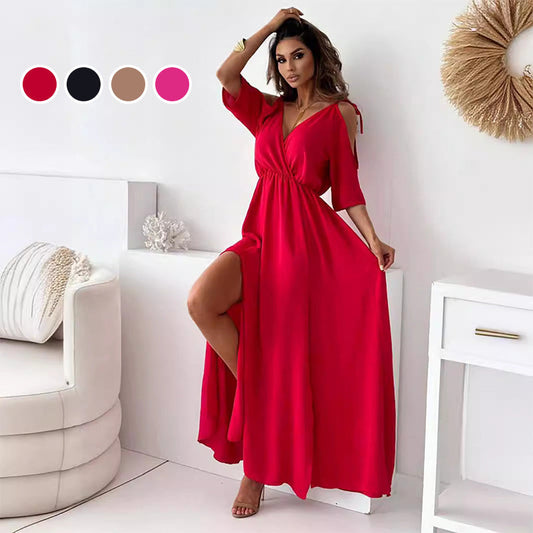 Sienna | Elegant klänning med sidoklyfta