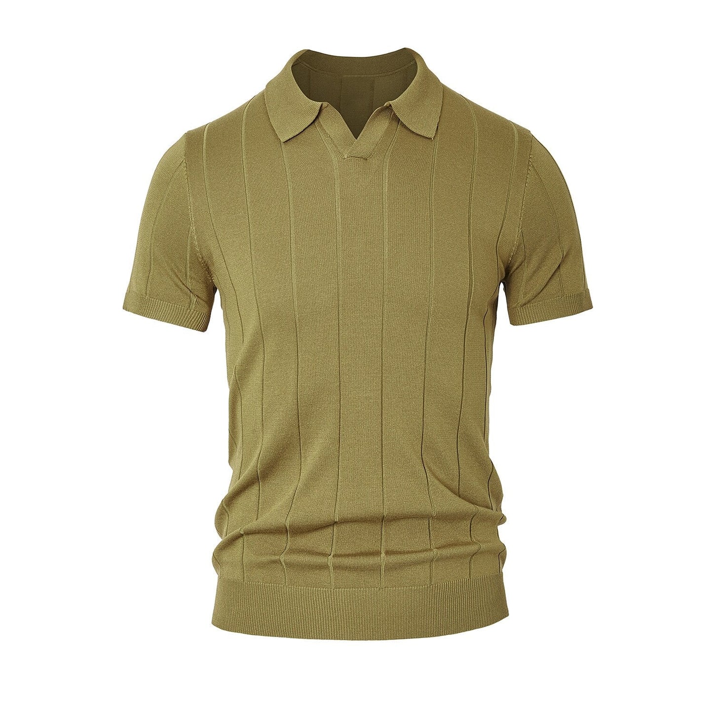 Affärsmässig kortärmad polo